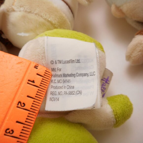 Star Wars Hallmark Itty Bittys Lot of 7 Luke C3P0 Yoda Obi Wan Chewbacca Toys - Picture 7 of 10